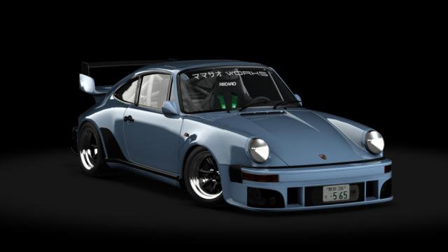 湾岸 Porsche 930 Turbo Mamasao Works for Assetto Corsa