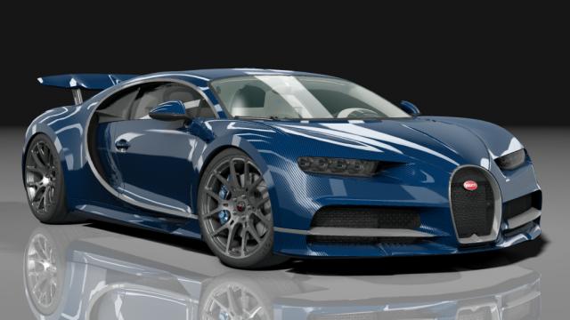 Bugatti Chiron Black Track Edition для Assetto Corsa