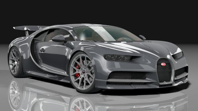 Bugatti Chiron Black Track Edition для Assetto Corsa