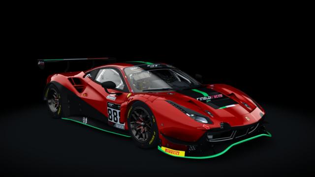 Ferrari 488 GT3 ACC Sprint для Assetto Corsa