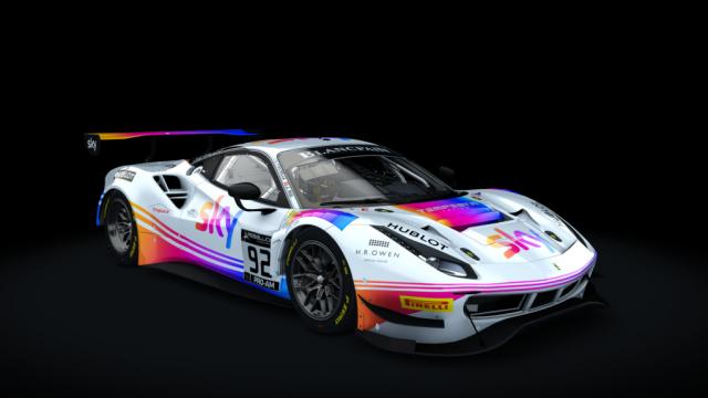 Ferrari 488 GT3 ACC Sprint для Assetto Corsa