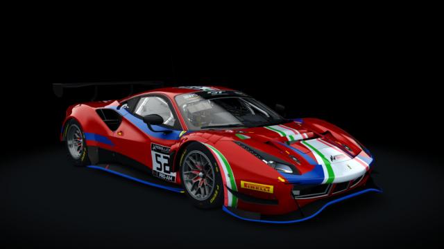 Ferrari 488 GT3 ACC Sprint для Assetto Corsa