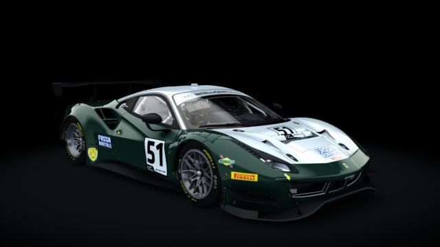 Ferrari 488 GT3 ACC Sprint для Assetto Corsa