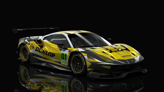 Hill-climb Ferrari 488 GTE для Assetto Corsa