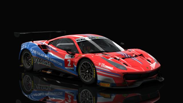 Hill-climb Ferrari 488 GTE для Assetto Corsa