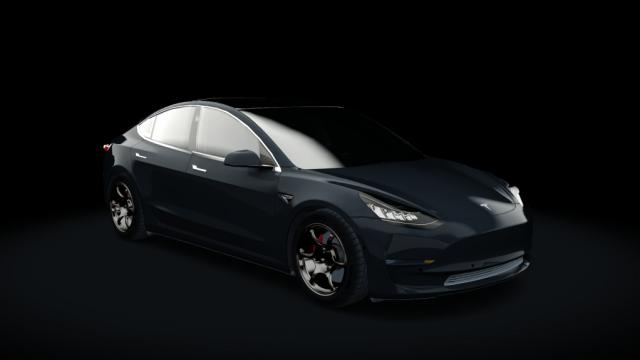 2019 Tesla Model 3 Car Pack for Assetto Corsa