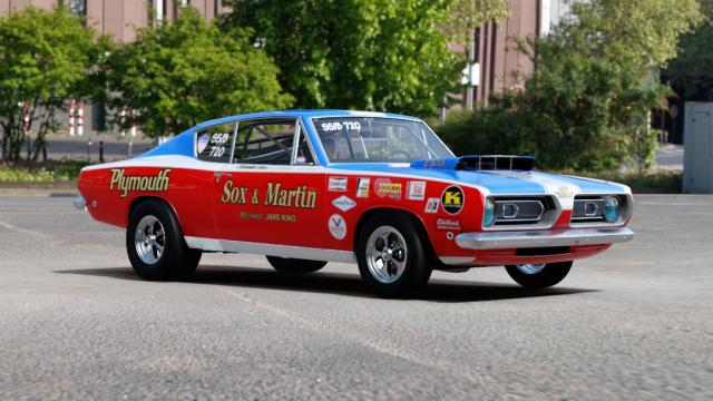 Plymouth Barracuda 1968 SuperStock for Assetto Corsa