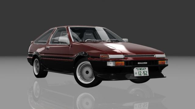 Touge Workshhop Toyota Sprinter Trueno GT-Apex Kouki Hatchback Nigh for Assetto Corsa