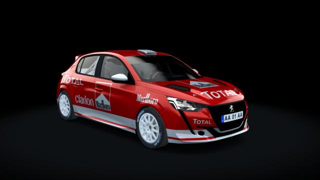 Peugeot 208 Rally 4 for Assetto Corsa