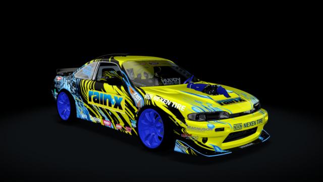 Nissan 240SX #118 Hohnadell-Huddy Racing Rain-x/Permatex/Nexen/ 1995