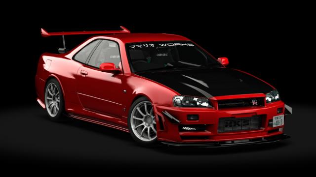 Nissan Skyline Gt-r Bnr34 Mamasao Works