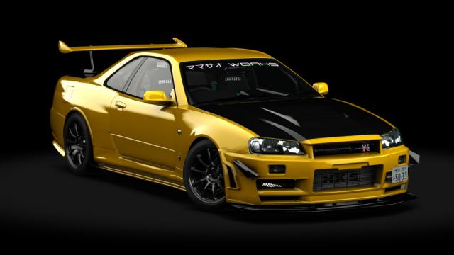 Nissan Skyline Gt-r Bnr34 Mamasao Works for Assetto Corsa