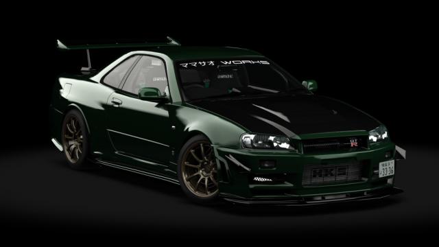 Nissan Skyline Gt-r Bnr34 Mamasao Works for Assetto Corsa