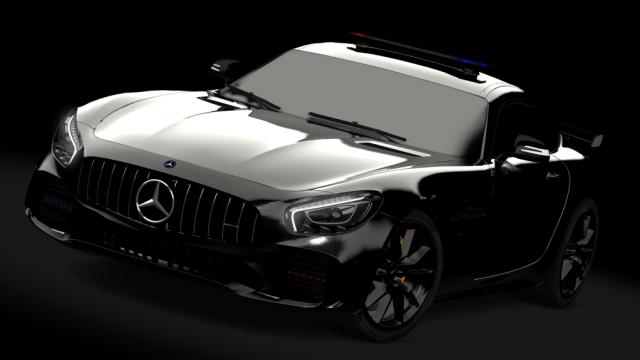 Mercedes-Benz AMG GTR Police 2014 для Assetto Corsa