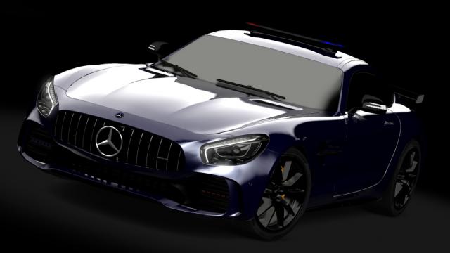 Mercedes-Benz AMG GTR Police 2014 для Assetto Corsa