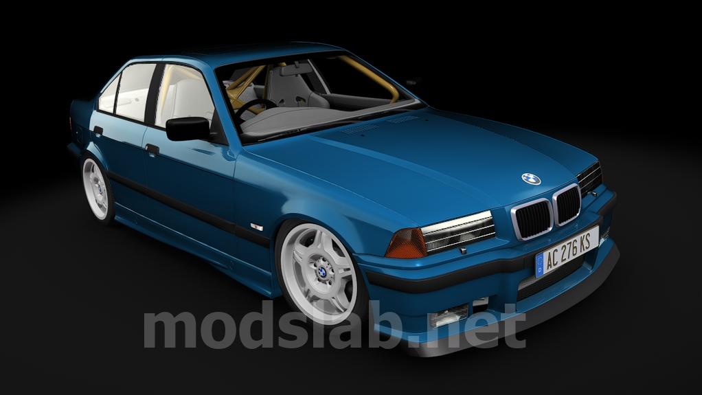 Download LM - BMW E36 Sedan V1 for Assetto Corsa