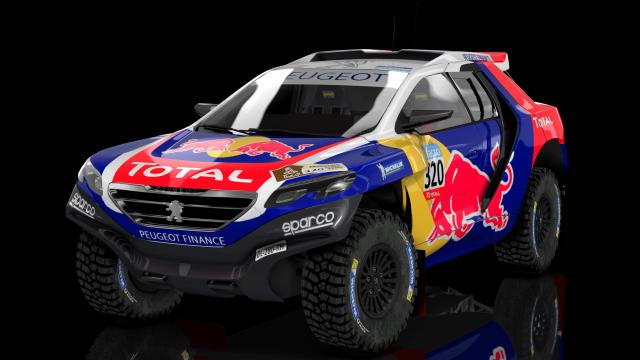 Dakar Peugeot 2008 T1 for Assetto Corsa