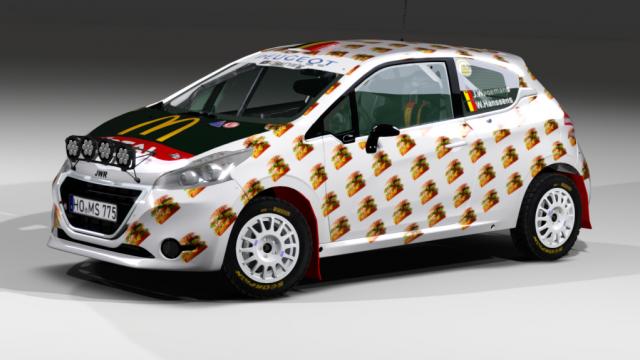 Peugeot 208 R2 Gravel for Assetto Corsa