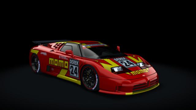 Bugatti EB110 SS R GT1 for Assetto Corsa