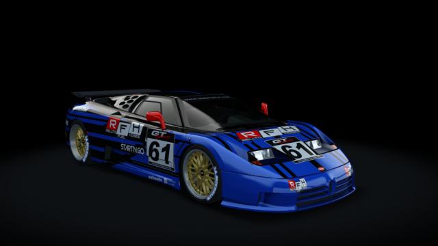 Bugatti EB110 SS R GT1 for Assetto Corsa