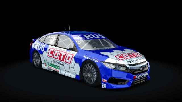 Honda Civic TN Class 3 2018 for Assetto Corsa