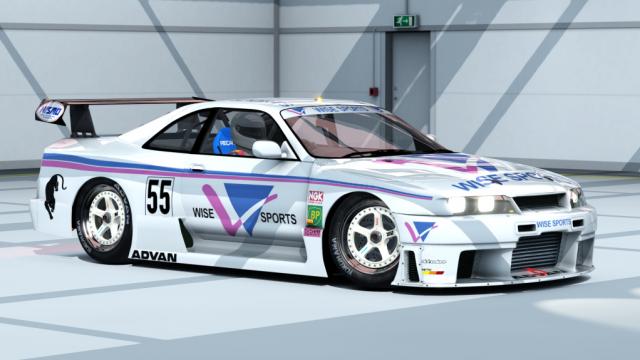 Nissan Skyline R33 GT-R LM для Assetto Corsa