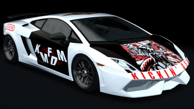 Lamborghini Gallardo Superleggera KMFDM для Assetto Corsa