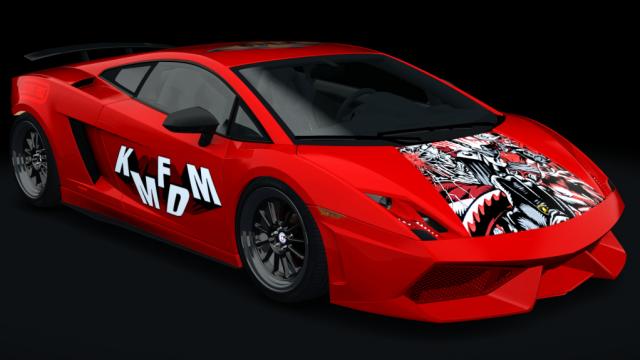 Lamborghini Gallardo Superleggera KMFDM для Assetto Corsa