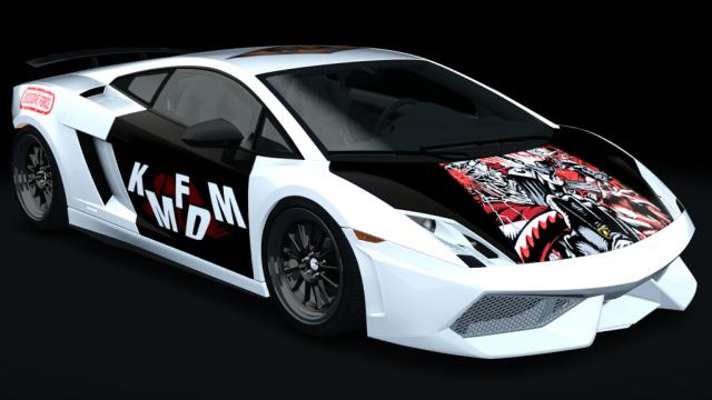 Lamborghini Gallardo Superleggera KMFDM для Assetto Corsa