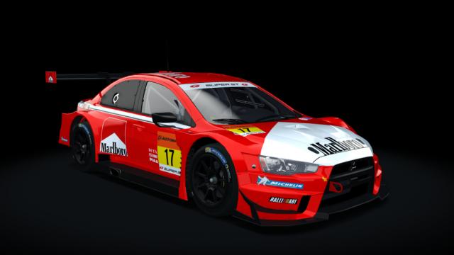 Mitsubishi Lancer EVO GT300 for Assetto Corsa