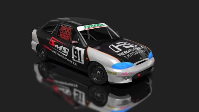 Hyundai Excel X3 Series Race Car for Assetto Corsa