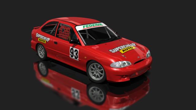 Hyundai Excel X3 Series Race Car for Assetto Corsa