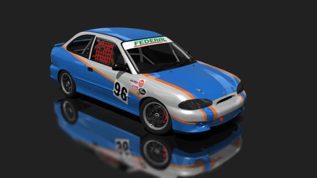 Hyundai Excel X3 Series Race Car for Assetto Corsa