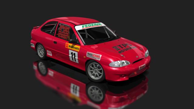 Hyundai Excel X3 Series Race Car for Assetto Corsa