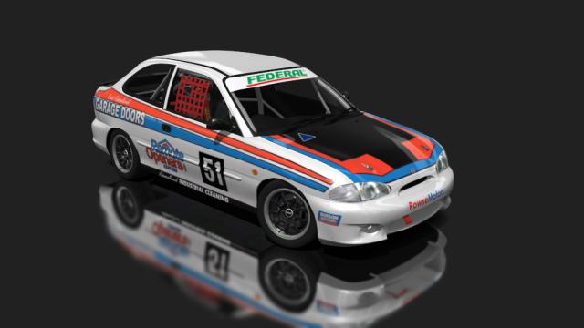 Hyundai Excel X3 Series Race Car for Assetto Corsa