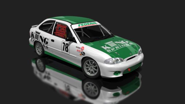 Hyundai Excel X3 Series Race Car for Assetto Corsa