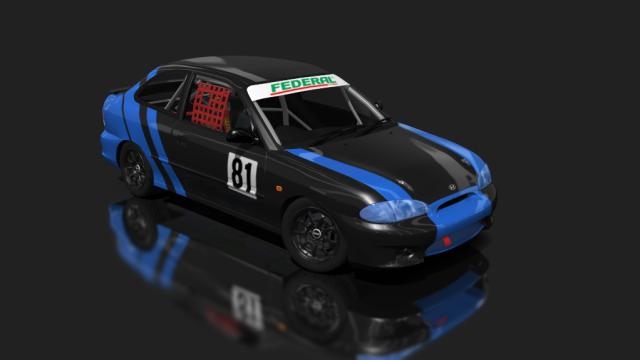 Hyundai Excel X3 Series Race Car for Assetto Corsa