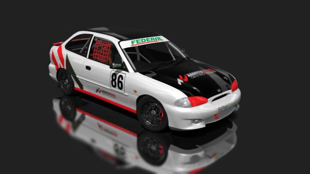 Hyundai Excel X3 Series Race Car for Assetto Corsa