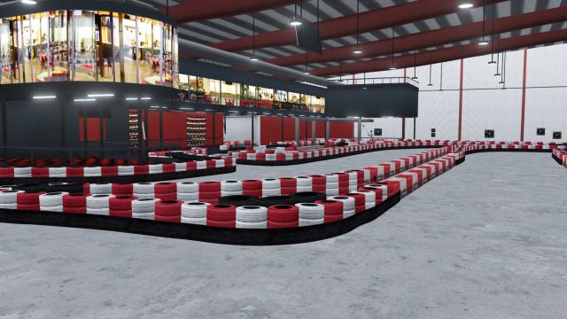 Indoor Go-Kart track для Assetto Corsa