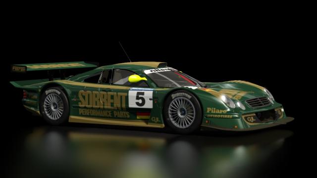 Mercedes CLK GTR GT1 для Assetto Corsa