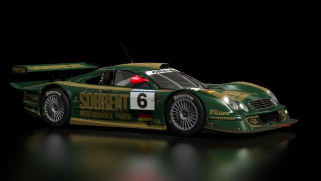 Mercedes CLK GTR GT1 для Assetto Corsa