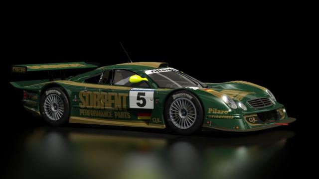 Mercedes CLK GTR GT1 для Assetto Corsa