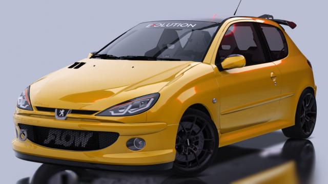 Peugeot 206 RC Street 1.0 for Assetto Corsa