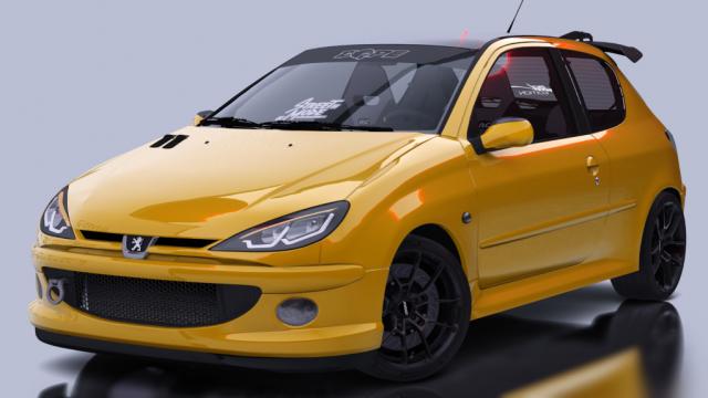 Peugeot 206 RC Street 1.0 for Assetto Corsa