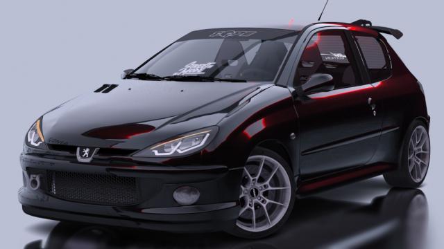 Peugeot 206 RC Street 1.0 for Assetto Corsa