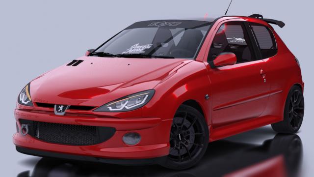 Peugeot 206 RC Street 1.0 for Assetto Corsa