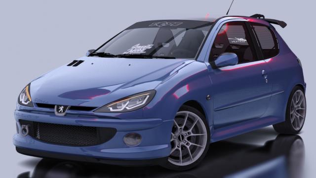 Peugeot 206 RC Street 1.0 for Assetto Corsa