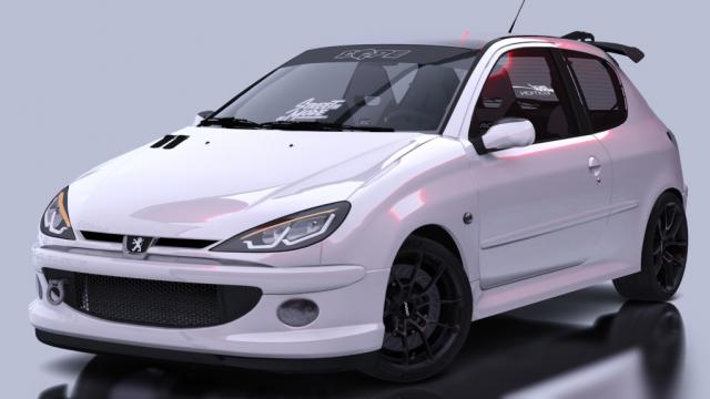 Peugeot 206 RC Street 1.0 for Assetto Corsa