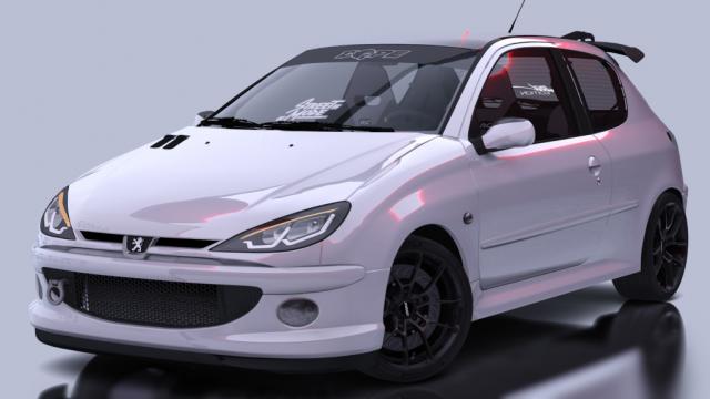 Peugeot 206 RC Street 1.0 for Assetto Corsa