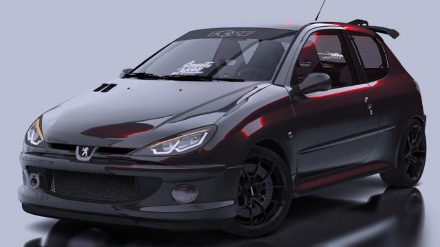 Peugeot 206 RC Street 1.0 for Assetto Corsa